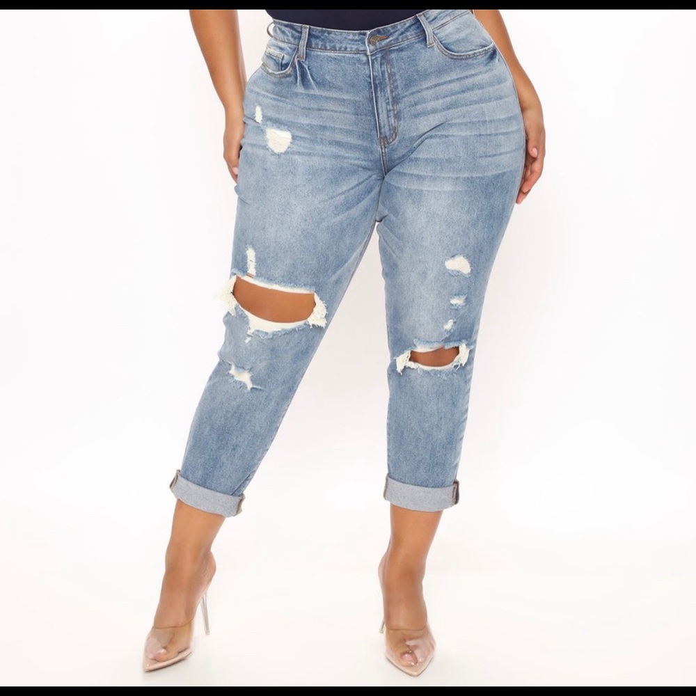 NWT! Fashion nova boyfriend jeans